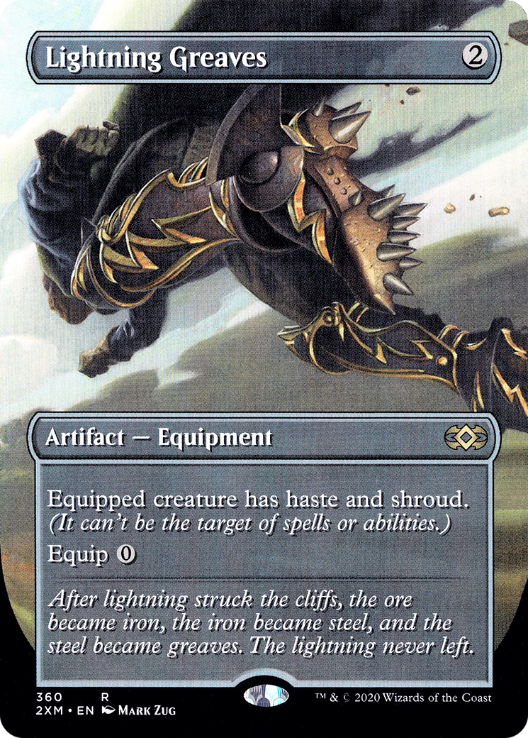 Lightning Greaves (Borderless) (2XM-360) - Double Masters (Borderless)