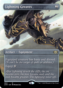 Lightning Greaves (Borderless) (2XM-360) - Double Masters (Borderless)