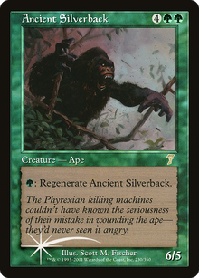 Ancient Silverback (7ED-230★) - Seventh Edition Foil