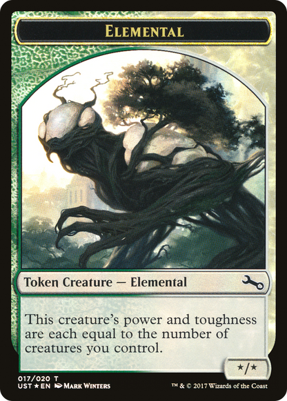 Elemental Token (017) (UST-017) - Unstable Tokens Foil