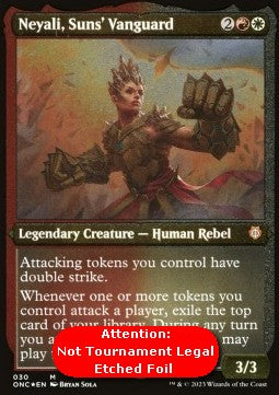 Neyali, Suns' Vanguard (V.2)⁣ - Commander: Phyrexia: All Will Be One: Extras⁣ (Mythic)⁣ [30]