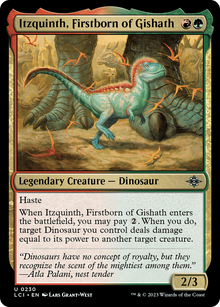 Itzquinth, Firstborn of Gishath⁣ - The Lost Caverns of Ixalan⁣ (Uncommon)⁣ [230]