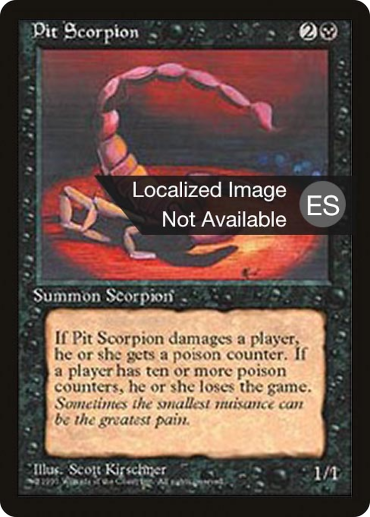 Pit Scorpion (4BB-) - Fourth Edition Foreign Black Border