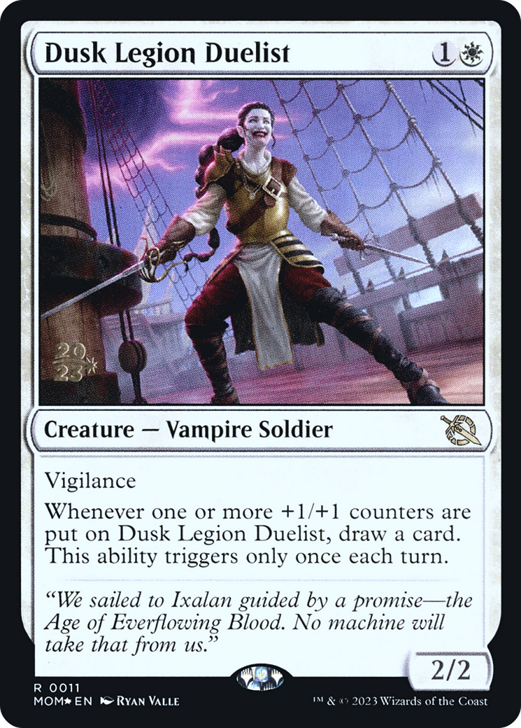Dusk Legion Duelist (PRE-11S) - March of the Machine Promos Foil