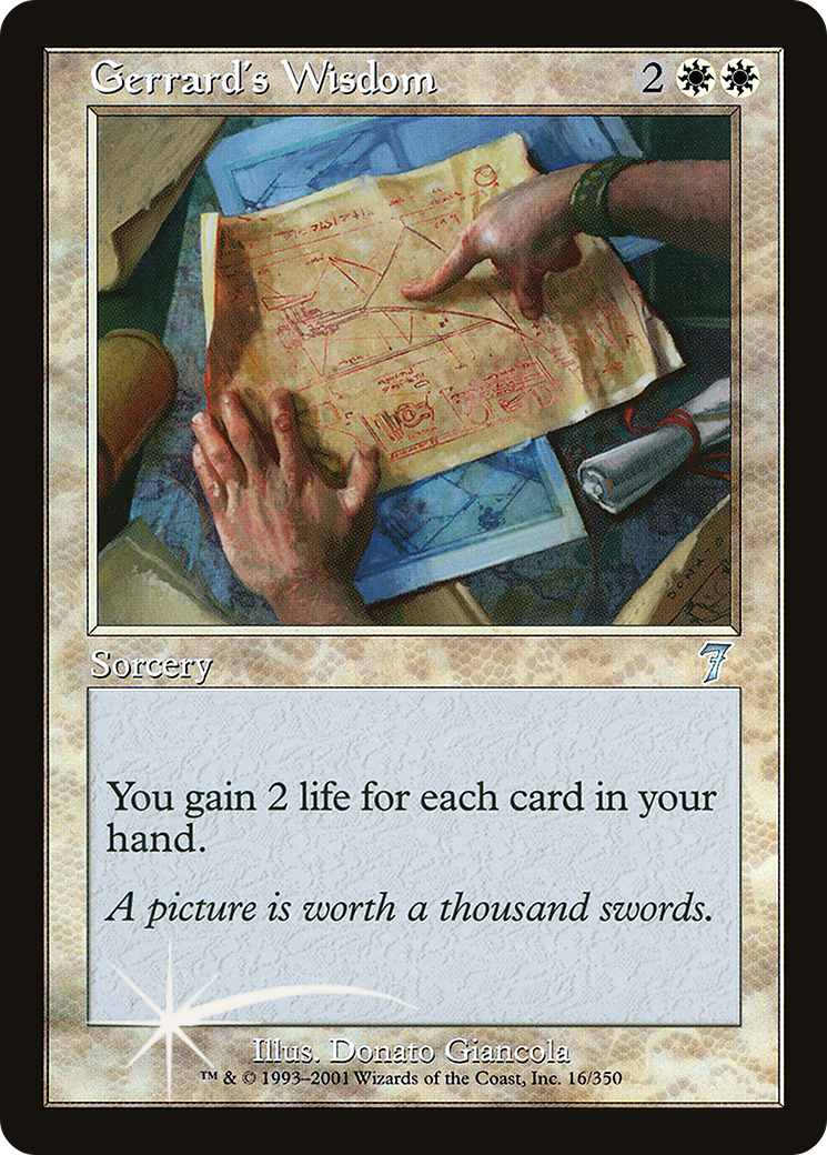 Gerrard's Wisdom (7ED-16★) - Seventh Edition Foil