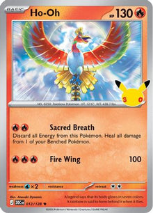 Ho-Oh 012  - Holofoil ME 30th Celebration - Rare