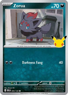 Zorua 095  - Holofoil ME 30th Celebration - Common