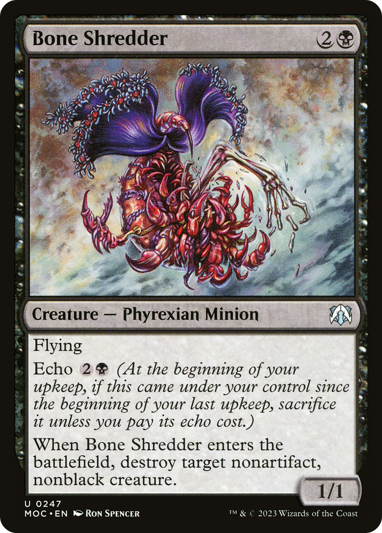 Bone Shredder⁣ - Commander: March of the Machine⁣ (Uncommon)⁣ [247]