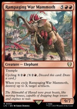 Rampaging War Mammoth⁣ - Commander: The Lord of the Rings: Tales of Middle-earth⁣ (Rare)⁣ [34]