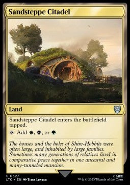 Sandsteppe Citadel⁣ - Commander: The Lord of the Rings: Tales of Middle-earth⁣ (Uncommon)⁣ [327]