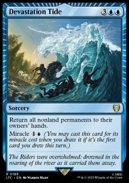 Devastation Tide⁣ - Commander: The Lord of the Rings: Tales of Middle-earth⁣ (Rare)⁣ [189]
