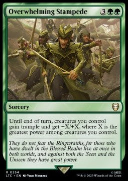 Overwhelming Stampede⁣ - Commander: The Lord of the Rings: Tales of Middle-earth⁣ (Rare)⁣ [254]