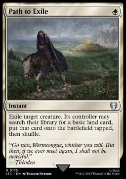 Path to Exile⁣ - Commander: The Lord of the Rings: Tales of Middle-earth⁣ (Uncommon)⁣ [175]