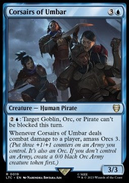 Corsairs of Umbar⁣ - Commander: The Lord of the Rings: Tales of Middle-earth⁣ (Rare)⁣ [19]