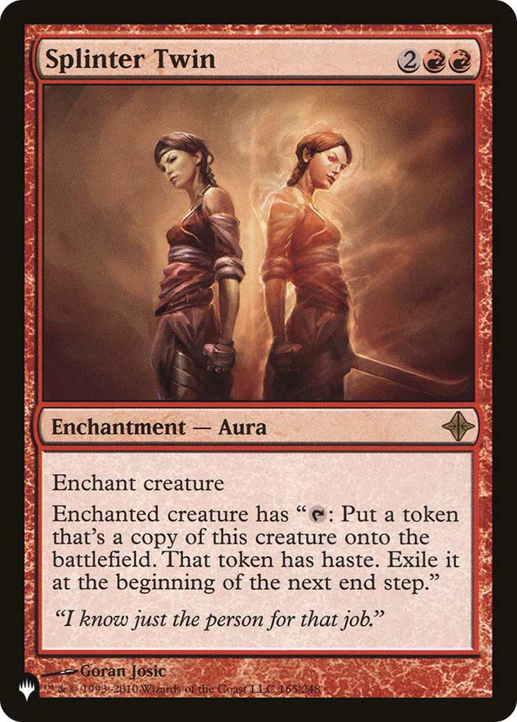 Splinter Twin (LIST-ROE-165) - The List