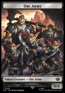 Orc Army Token (B 0/0) // Food Token (V.2)⁣ - The Lord of the Rings: Tales of Middle-earth: Extras⁣ (Token)⁣ [T 5/10]