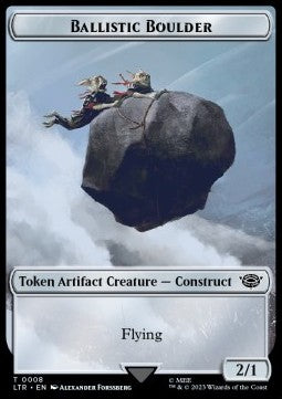Ballistic Boulder Token (A 2/1) // Food Token (V.2)⁣ - The Lord of the Rings: Tales of Middle-earth: Extras⁣ (Token)⁣ [T 8/10]