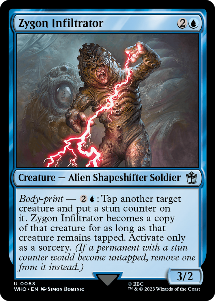 Zygon Infiltrator⁣ - Universes Beyond: Doctor Who⁣ (Uncommon)⁣ [63]