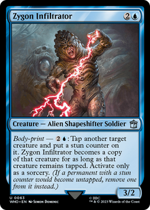 Zygon Infiltrator⁣ - Universes Beyond: Doctor Who⁣ (Uncommon)⁣ [63]