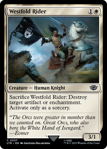 Westfold Rider⁣ - The Lord of the Rings: Tales of Middle-earth⁣ (Common)⁣ [37]