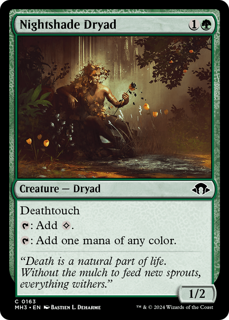 Nightshade Dryad⁣ - Modern Horizons 3⁣ (Common)⁣ [163]