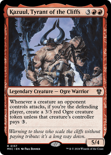 Kazuul, Tyrant of the Cliffs⁣ - Commander: Murders at Karlov Manor⁣ (Rare)⁣ [157]