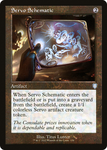 Servo Schematic⁣ - Commander: The Brothers' War⁣ (Uncommon)⁣ [158]
