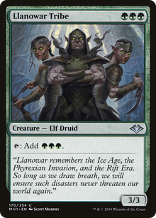 Llanowar Tribe (MH1-170) - Modern Horizons Foil