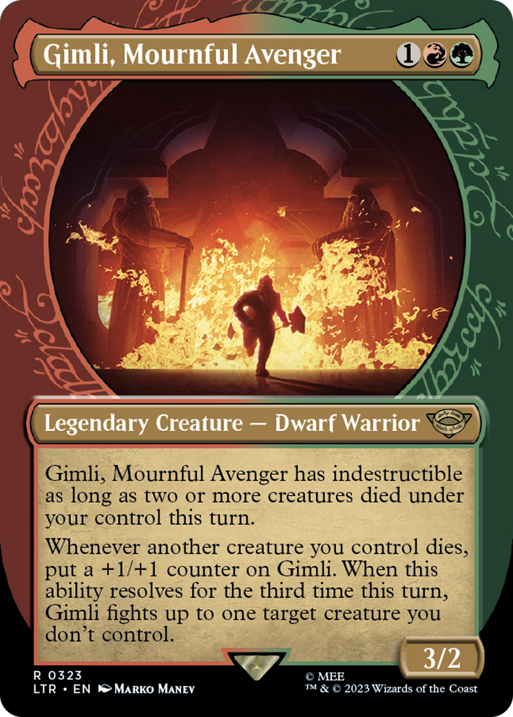Gimli, Mournful Avenger (V.1)⁣ - The Lord of the Rings: Tales of Middle-earth: Extras⁣ (Rare)⁣ [323]
