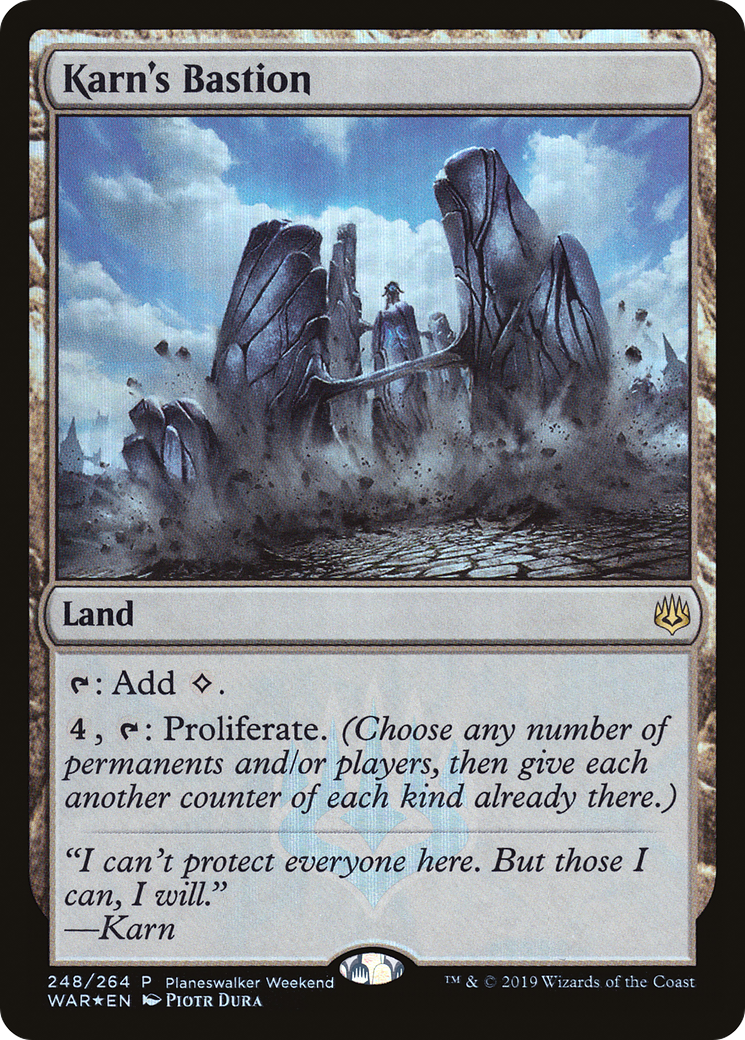 Karn's Bastion (PEP-248) - War of the Spark Promos Foil