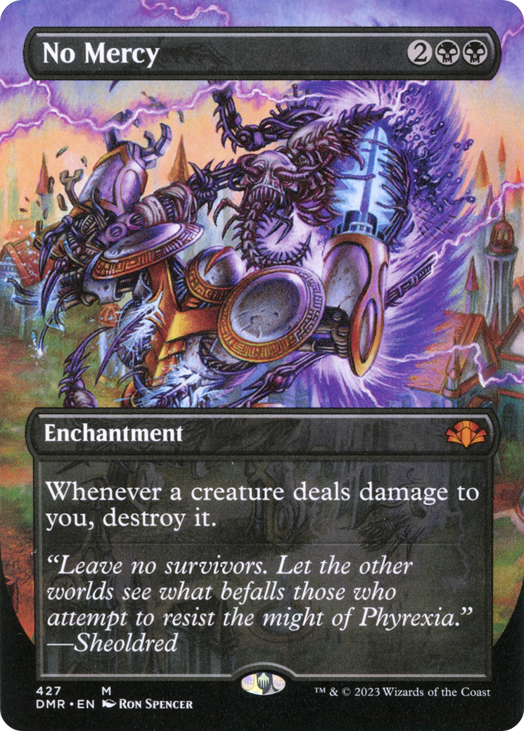No Mercy (Borderless) (DMR-427) - Dominaria Remastered (Borderless)