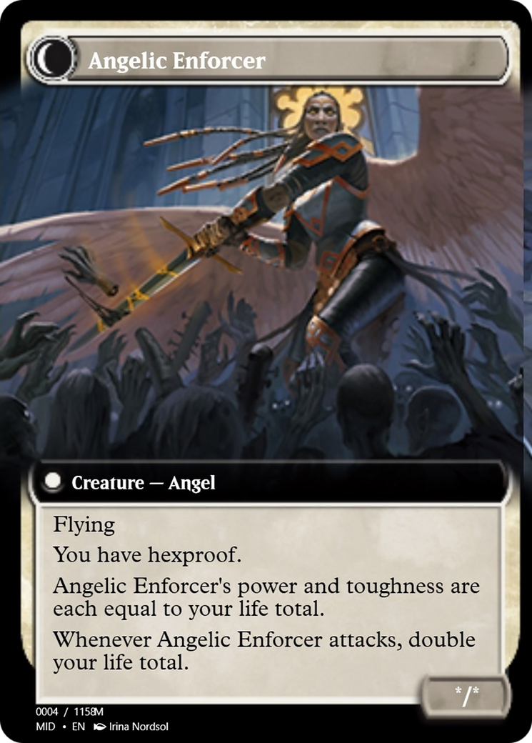 Enduring Angel // Angelic Enforcer (PRM-93888) - Magic Online Promos