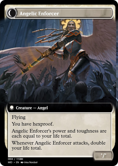 Enduring Angel // Angelic Enforcer (PRM-93888) - Magic Online Promos