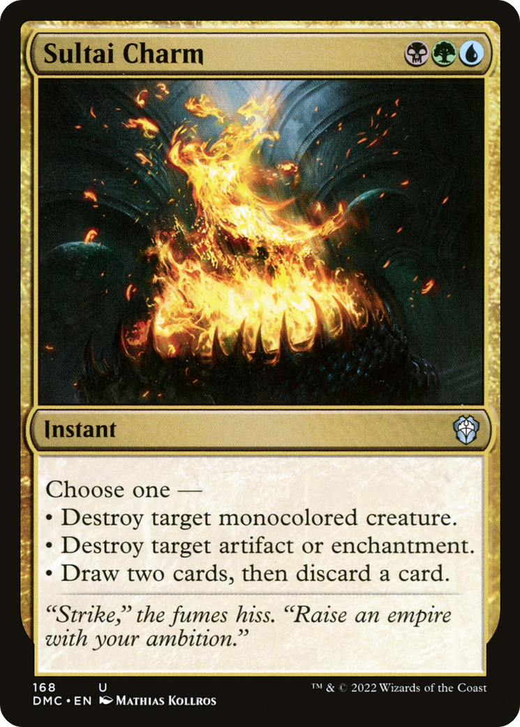 Sultai Charm⁣ - Commander: Dominaria United⁣ (Uncommon)⁣ [168]
