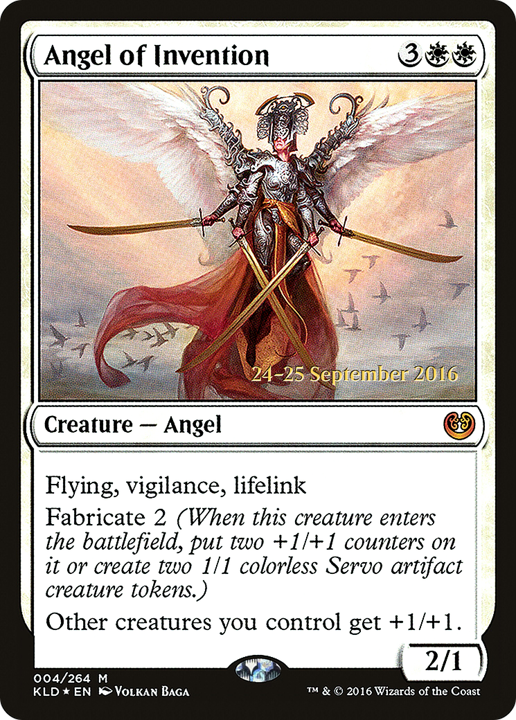 Angel of Invention (PRE-04S) - Kaladesh Promos Foil