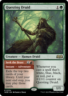 Questing Druid (WOE-234) - Wilds of Eldraine Foil
