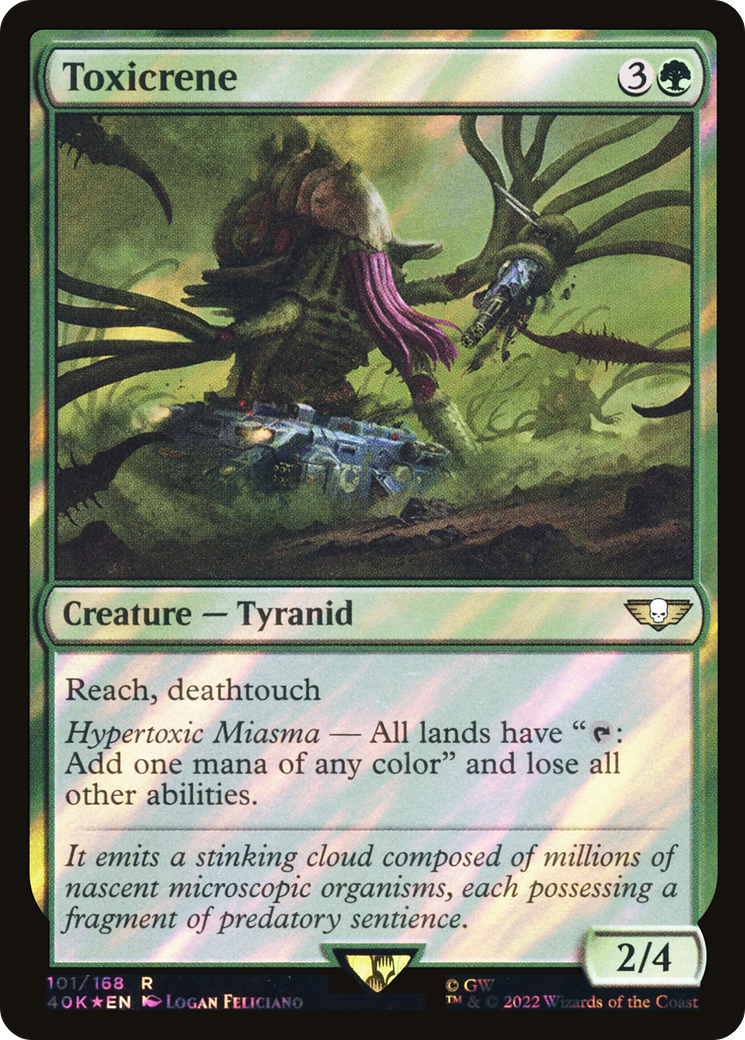 Toxicrene (Surge Foil) (40K-101★) - Warhammer 40,000 Commander Foil