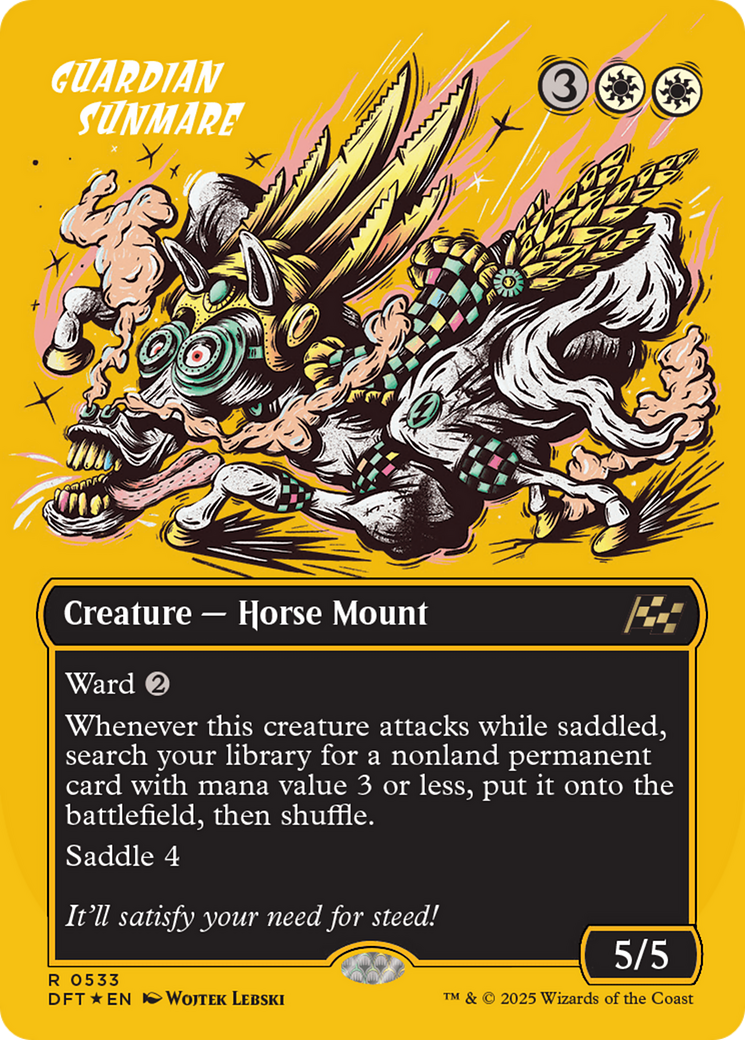 Guardian Sunmare (DFT-533) - Aetherdrift (Borderless) Foil