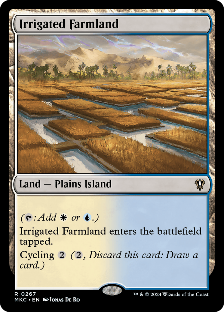 Irrigated Farmland⁣ - Commander: Murders at Karlov Manor⁣ (Rare)⁣ [267]