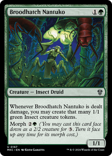 Broodhatch Nantuko⁣ - Commander: Murders at Karlov Manor⁣ (Uncommon)⁣ [167]