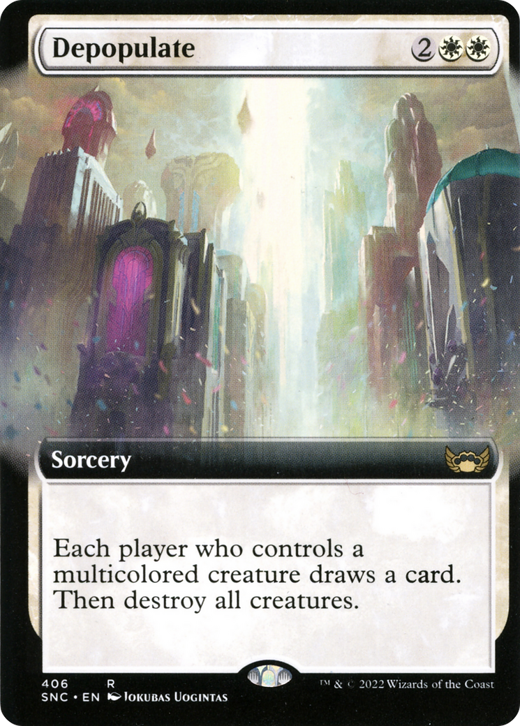 Depopulate (Extended Art) (SNC-406) - Streets of New Capenna: (Extended Art)