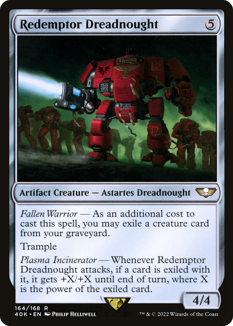 Redemptor Dreadnought⁣ - Universes Beyond: Warhammer 40,000⁣ (Rare)⁣ [164]