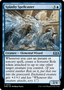 Splashy Spellcaster (WOE-070) - Wilds of Eldraine Foil