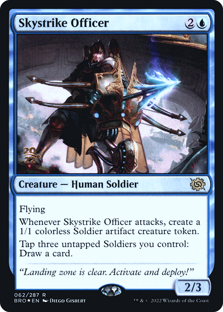 Skystrike Officer (PRE-62S) - The Brothers' War Promos Foil