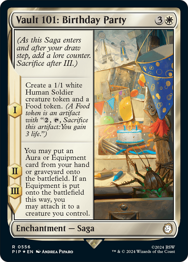 Vault 101: Birthday Party (Surge Foil) (PIP-556) - Fallout Foil
