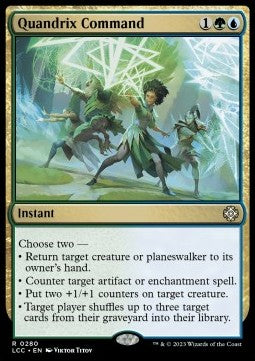 Quandrix Command⁣ - Commander: The Lost Caverns of Ixalan⁣ (Rare)⁣ [280]