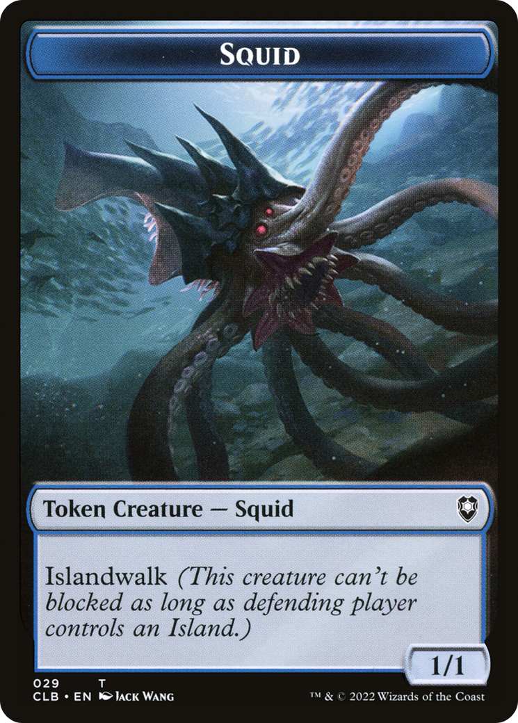 Squid (TCLB-029) - Battle for Baldur's Gate Tokens