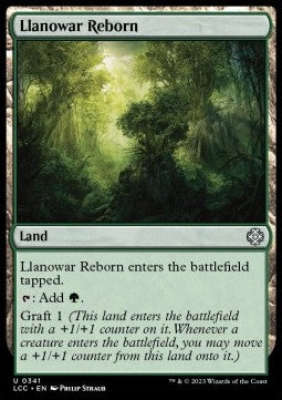 Llanowar Reborn⁣ - Commander: The Lost Caverns of Ixalan⁣ (Uncommon)⁣ [341]