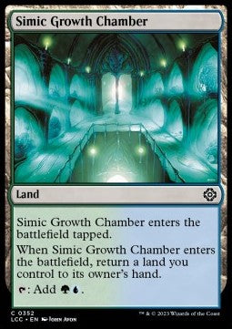 Simic Growth Chamber⁣ - Commander: The Lost Caverns of Ixalan⁣ (Common)⁣ [352]
