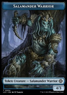 Salamander Warrior Token (U 4/3) // Treasure Token⁣ - The Lost Caverns of Ixalan: Tokens⁣ (Token)⁣ [CT 4/18]